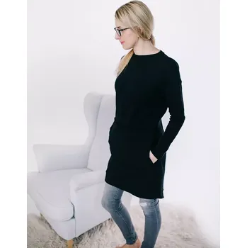 Dámská mikina Dámská tepláková mikina LOWLY BLACK - MILOBLM