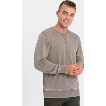 Pánská mikina Pánská mikina V2 OM-SSDS-0131 béžová