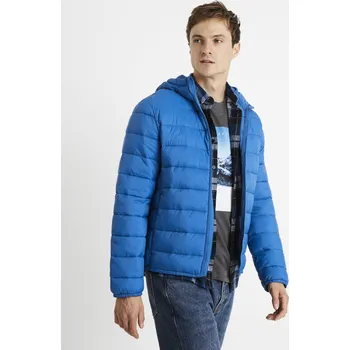 Celio Lehká prošívaná bunda Vububble - Pánské Celio světle modrá 2030761