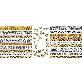 Vodolepky na zdobení nehtů - Safari HOT-017a