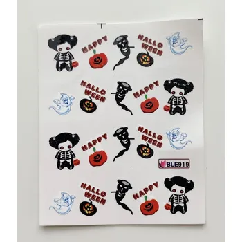 Vodolepky na zdobení nehtů - Halloweenská strašidla BLE919