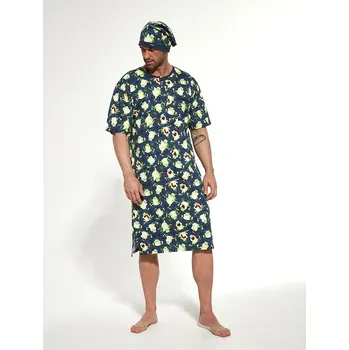 Dámské noční prádlo Noční košile Cornette 109 krátký rukáv nadměrná Velikost: 3XL, Vzor: 109008