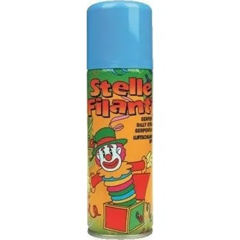 Karnevalový doplněk Špagety ve spreji - modrá - 142-5