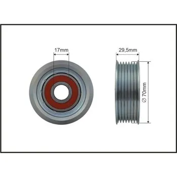 Auto-moto Napínací kladka, žebrovaný klínovy řemen CAFFARO 500408