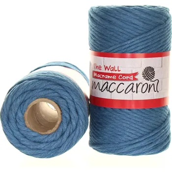 Příze Maccaroni The Wall 3mm jeans 907