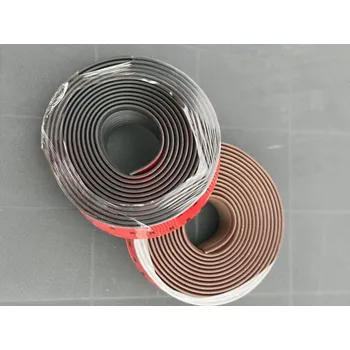 Nášlap na schod Protiskluzový profil I na schody s odolnou 3M páskou - šíře 49 mm - metráž - Hnědá / 1 m / 49 mm