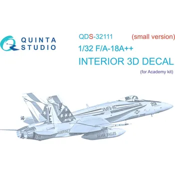Plastikový model 1/32 F/A-18A++ 3D-Printed&col.Inter. (ACAD) SMALL