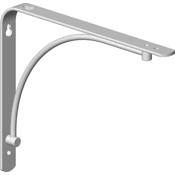 Držák na polici Element System Konzole Danni 180x230mm, 25 kg, bílá