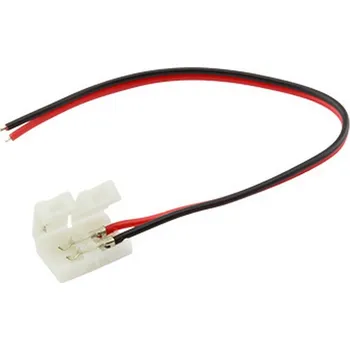 LED osvětlení FK technics Napájecí kabel pro LED pásek 8mm s konektorem 2p, 15cm
