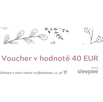 Zavinovačka Sleepee Dárkový voucher v hodnotě 40 EUR