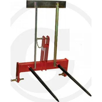 Zahradní traktor Nosič balíků na traktor s ochranou hrotů Nosič balíků na traktor s ochranou hrotů