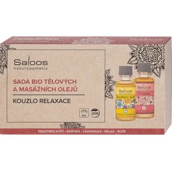 Kosmetická sada Saloos Sada BIO tělových a masážních olejů Kouzlo relaxace