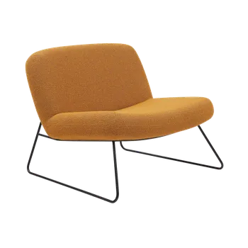 Křeslo Java, Čalounění Vision 449 Black Grey, podnože bílá