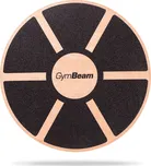 GymBeam WoodWork balanční podložka černá