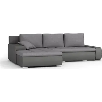 Sedací souprava Rozkládací rohová sedačka CARRO šedá