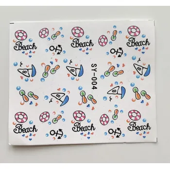 Vodolepky na zdobení nehtů - Beach SY-004