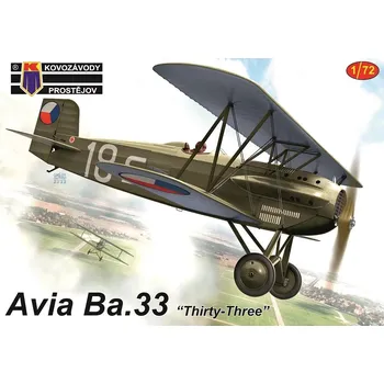 Plastikový model 1/72 Avia Ba.33 'Thirty-Three' (3x camo)