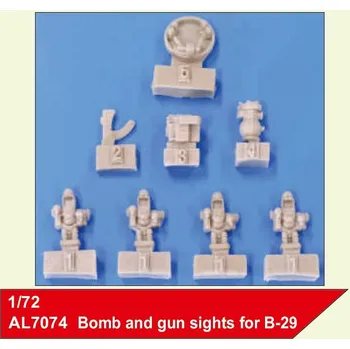 Plastikový model Plusmodel 1/72 B-29 Superfortres gunner sights