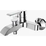 VENTURA, vanová stěnová baterie s keramickým přepínačem, chrom