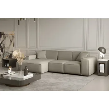 Sedací souprava Rohová sedací souprava Luga - Béžová Varianta: Levá