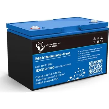 solární baterie Recenze Ultimatron Gelová baterie pro soláry 12 V 100 Ah