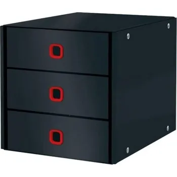 Archivační box Box zásuvkový Leitz Click-N-Store Cosy, 3 zásuvky, šedý