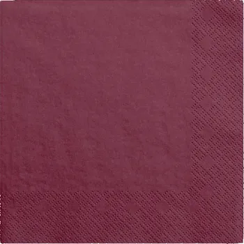 Papírový ubrousek Ubrousky Maki Unicolor L - světle lilková - 20 ks - 005400