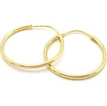 Zlaté náušnice kruhy malé 1,41g