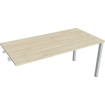 Kancelářský vozík HOBIS přídavný jednací stůl rovný - UJ 1600 R, akát + doprava zdarma