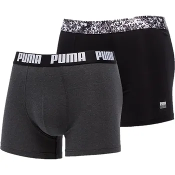 Boxerky PUMA Printed Elastic Boxer 935285-01 2 ks S