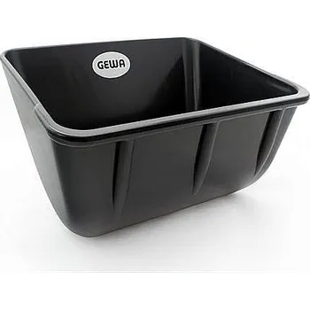 krmítko pro hospodářská zvířata Plastový žlab přímý GEWA 14 l šedý