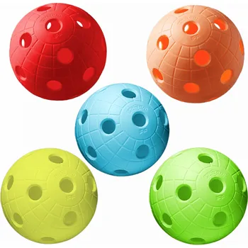 Florbalový míček Unihoc míček CRATER color Oranžová