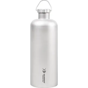 Kempingové nádobí Titanová láhev 600 ml s poutkem ve víčku