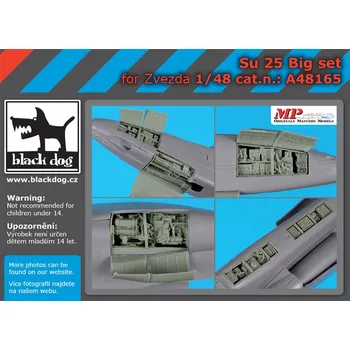 Plastikový model Blackdog 1/48 Su-25 big set (ZVE)