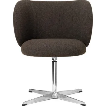 Ferm Living Jídelní židle Rico Swivel Hallingdal, dark grey brown