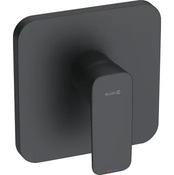 Vodovodní baterie Pure and Style - sprchová podomítková baterie, černá 406553975