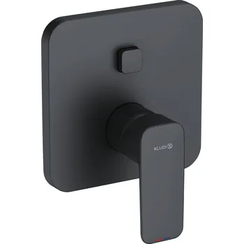 Vodovodní baterie Pure and Style - vanová podomítková baterie s funkcí Push, černá 406593975