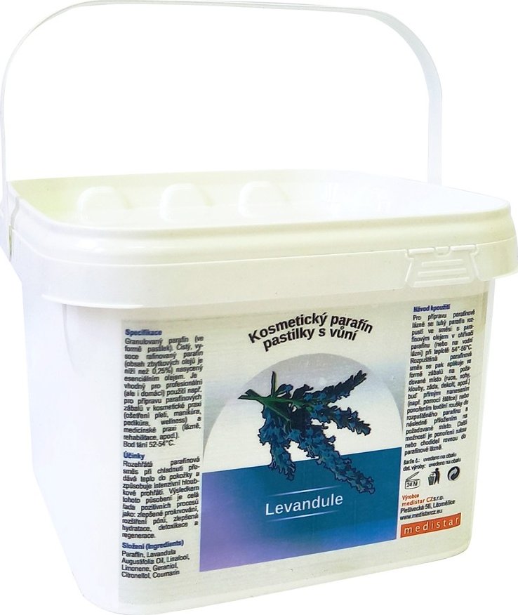 Medistar CZ Parafín granulovaný levandule 1,5kg