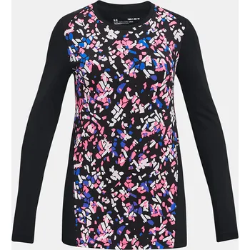 Dívčí tričko Dívčí tričko Under Armour CW Novelty LS Crew 1366067-002 Černá YMD