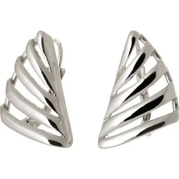 Náušnice Dámské stříbrné naušnice bez kamínků STNAU0920F