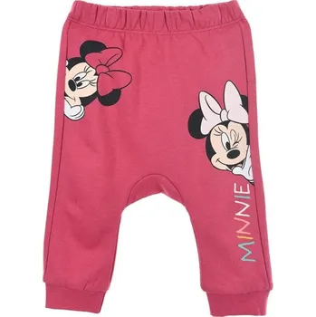 Dívčí tepláčky Minnie Mouse - tmavě růžové Velikost: 81