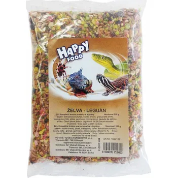 Teraristika Happy Food Kompletní krmivo pro želvy a leguány 250 g