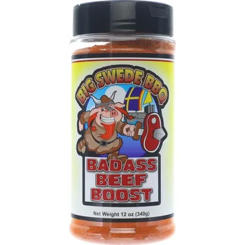 Koření Big Swede BBQ BBQ koření Badass Beef Boost 340g Big Swede
