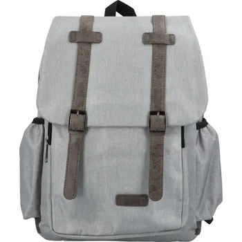 Stylový univerzální látkový batoh Neda, šedá