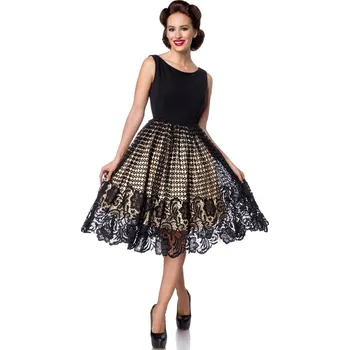 Dámské šaty Glara Swingové retro šaty 855798 M Černé