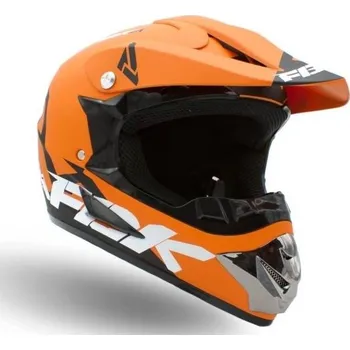 Helma na motorku Přilba junior cross XTR 125 - oranžová matná L