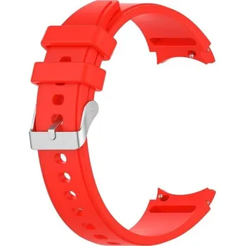 Příslušenství k chytrým hodinkám eses Silikonový řemínek pro Samsung Galaxy Watch 4, 5, 6, 7 - Červený, 20 mm