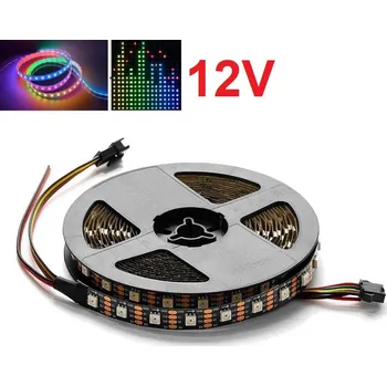 LED páska Optonica Digitální RGB LED pásek WS2811 role 5m 12V 10 Pixels 7W/m