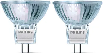 Žárovka Philips Halogen Spot GU4 20W 12V 205lm 3000K 2 ks