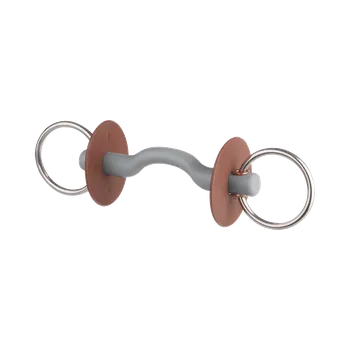 Udidlo pro koně Beris nelomené udidlo s portem Velikost: 13 cm, Tvrdost: Tvrdé